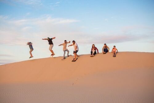 Sandboarding in Taghazout: Glide on Golden Dunes